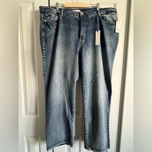 Habitual 22w high rise straight leg jeans